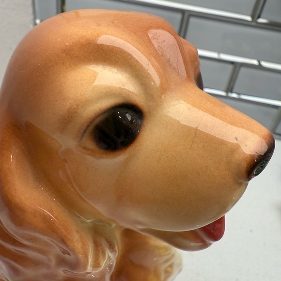 Vintage Royal Copley Cocker Spaniel Dog Planter Glazed Ceramic 1950s - Picture 11 of 15